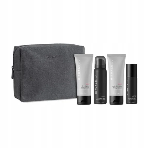Rituals Homme Sport Gel De Baño 50ml Espuma De Baño 1u Locion Corporal Perfumada 1u Desodorante Spray 1u